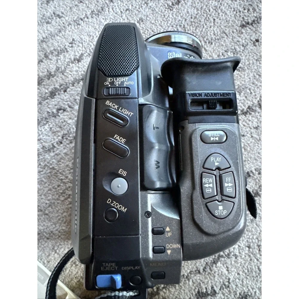 Panasonic PV-D209D PalmCorder VHS-C Camcorder Video Recorder Camera Tested Works